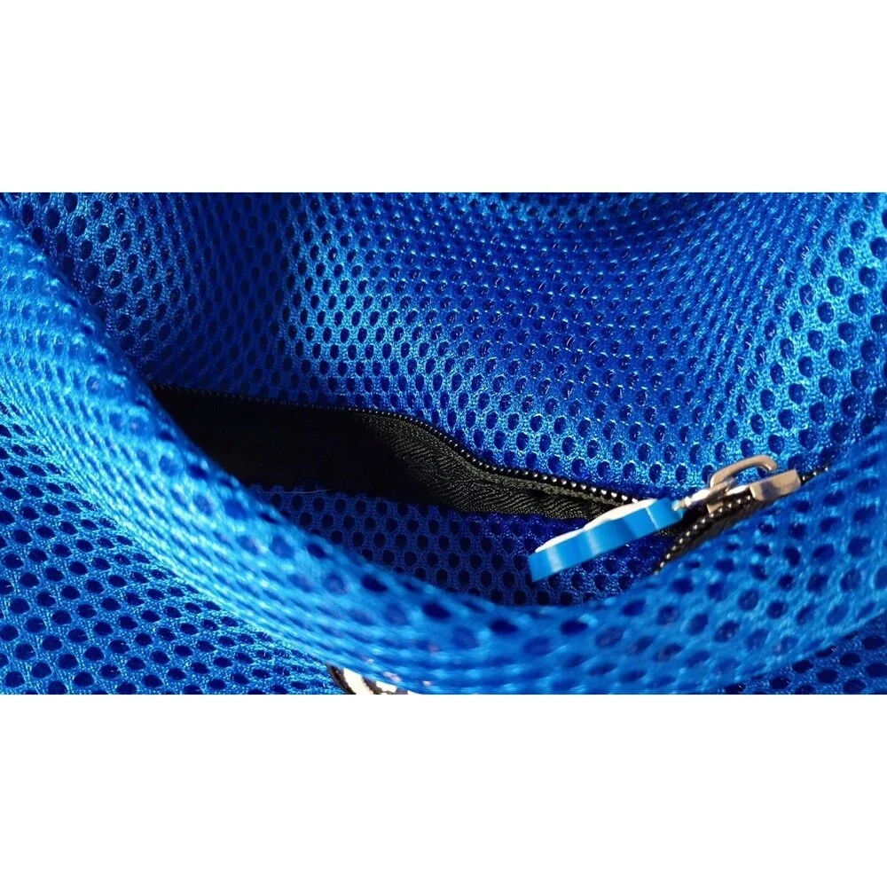 Dog Carrier Pet Sports Backpack Peek A Boo Hole Royal Blue Soft Side Adjustable